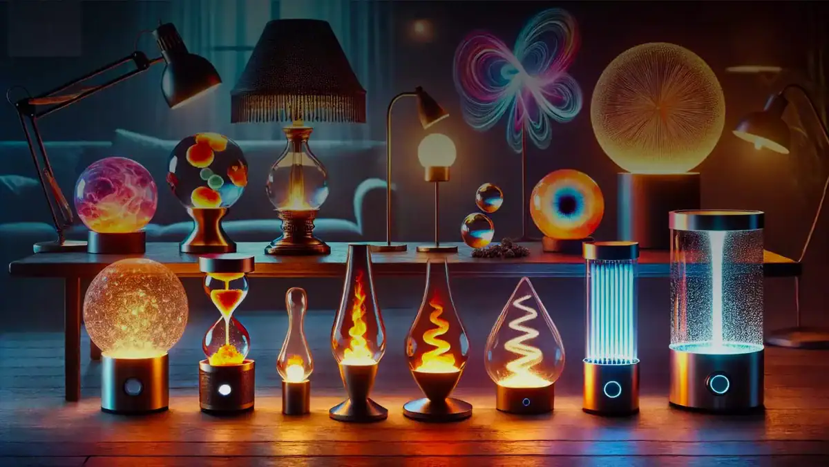 Lampade scientifiche decorative con effetti luminosi colorati e modelli di energia, ideali per ambienti educativi e di decorazione a tema scientifico. Perfette per appassionati di scienza e decorazion.