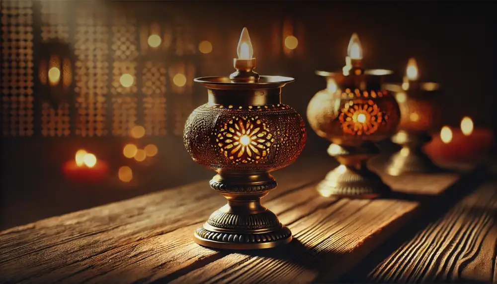 Lanterne decorative in stile marocchino con dettagli traforati, create un'atmosfera calda e suggestiva con la luce tremolante. Perfette come decorazioni scientifiche e oggetti di design per ambienti e.
