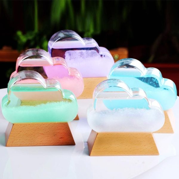 Set di vasi di sapone a forma di nuvola in vari colori pastello, ideali come decorazioni scientifiche e oggetti da collezione. Perfetti per ambienti moderni e creativi.