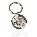 Orologio da tasca astronomico con fasi lunari e solari, perfetto come decorazione scientifica e oggetto da collezione, con dettagli precisi e design elegante.