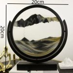 Decorazione murale con montagna in resina e metallo, dimensioni 20x20 cm, perfetta come oggetto decorativo scientifico o ispirato alla natura.