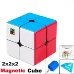 Cubo magnetico 2x2x2 colorato, perfetto come oggetto decorativo e giocattolo scientifico, con magneti potenti per esperimenti e divertimento educativo.