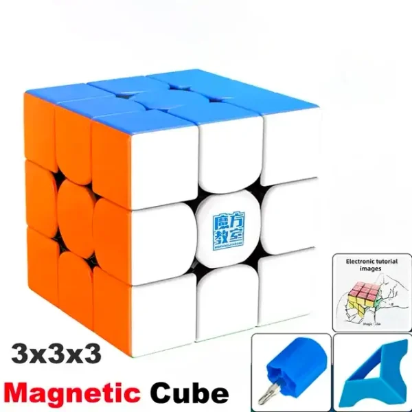 Cubetto magnetico per puzzle 3x3x3, giocattolo educativo e decorativo scientifico.
