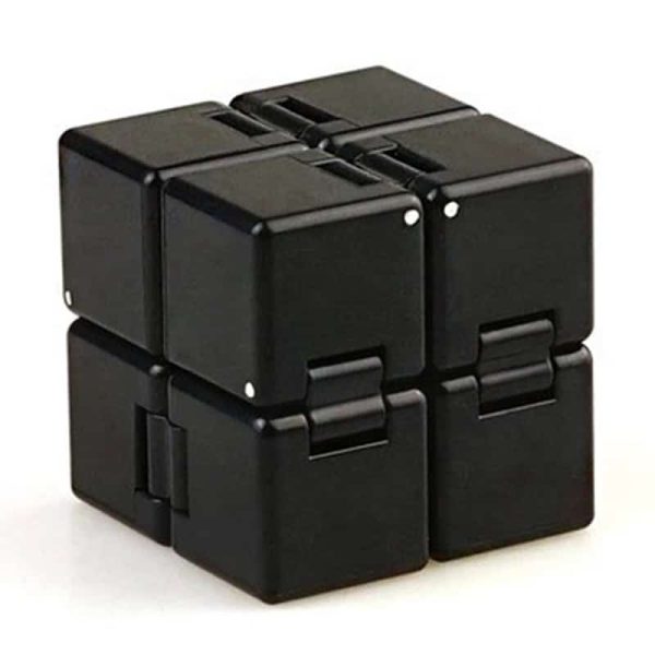 Puzzle scientifico 3D in plastica nera, composto da blocchi modulari che si incastrano tra loro, ideale come decorazione o oggetto di studio scientifico.