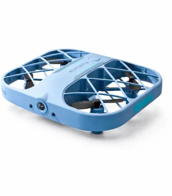 Mini drone quadricottero leggero e compatto, perfetto per hobby e divertimento, con design aerodinamico e controlli semplici.