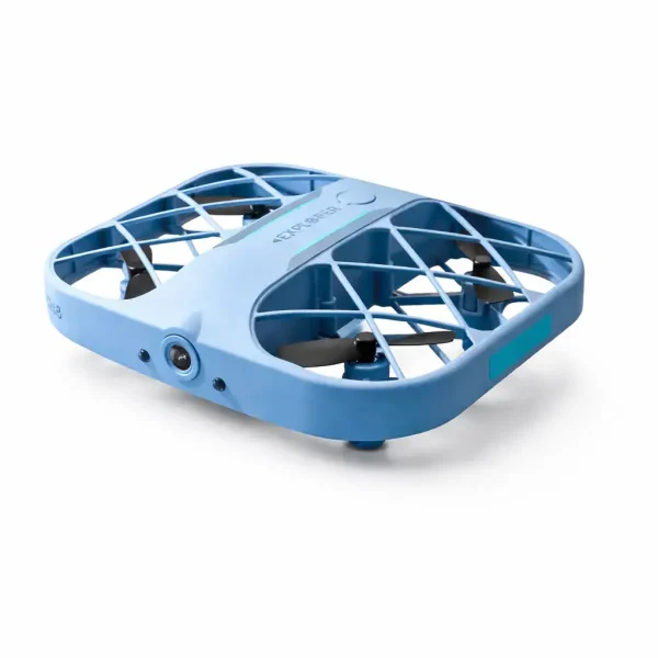 Mini drone quadricottero leggero e compatto, perfetto per hobby e divertimento, con design aerodinamico e controlli semplici.