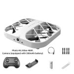 Drone scientifico con telecamera 4K, video 480P, batteria da 500mAh, con controller, cavi, batteria di ricambio e strumenti di manutenzione. Perfetto per decorazioni e oggetti scientifici.