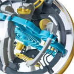 Dispositivo scientifico di laboratorio con componenti colorati, strumenti e parti meccaniche, ideale per decorazioni e oggetti scientifici educativi.