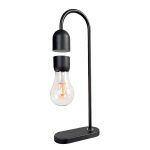 Lampada da tavolo con forma di lampadina, perfetta come decorazione scientifica o per ambienti di studio e lavoro.