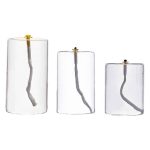 Fiammiferi scientifici in vetro, decorazioni originali e moderne per ambienti scientifici o studi di design. Perfetti come oggetti decorativi o per creare atmosfere uniche.
