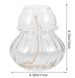 Vaso in vetro trasparente con scheletro di animale, decorativo e originale, perfetto come oggetto scientifico o decorativo per appassionati di biologia e scienze naturali.