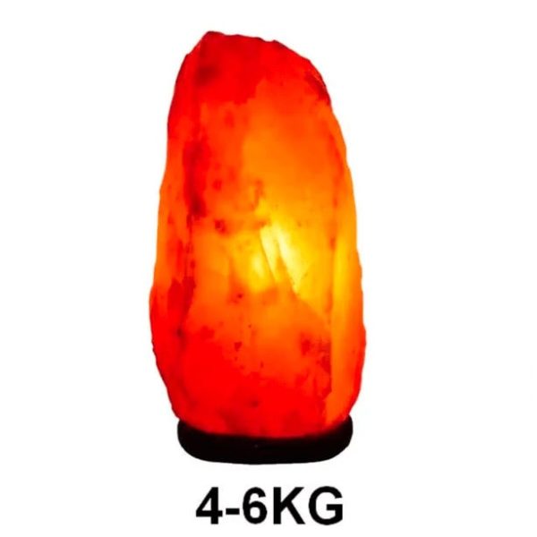 Salina di sale rosa Himalaya, lampada decorativa in cristallo di sale, oggetto naturale per ambienti domestici e uffici, peso 4-6 kg.