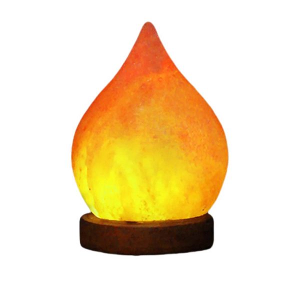 Fiore di sale luminoso, decorazione scientifica con luce calda, perfetto come oggetto decorativo e fonte di luce soffusa per ambienti moderni e scientifici.