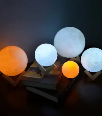 Set di lampade a forma di pianeti del sistema solare, illuminazione decorativa per ambienti interni, oggetti scientifici e decorativi.