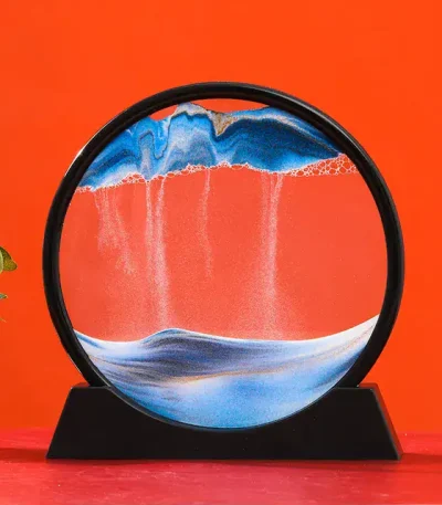 Vaso decorativo con effetto acquerello scientifico, ispirato a modelli naturali e scientifici, perfetto come oggetto di decorazione per ambienti moderni e studi scientifici.