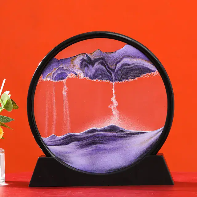 Vaso decorativo in resina con effetto lava, simile a un magma in movimento, perfetto come oggetto di design e decorazione scientifica.