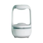 Pulsante di avvio per laboratorio scientifico, dispositivo bianco con design ergonomico e superficie antiscivolo, ideale per attrezzature di laboratorio e decorazioni scientifiche.