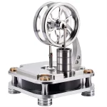 Vortice di Maxwell in miniatura, modello scientifico in metallo, perfetto come oggetto decorativo o da collezione per appassionati di fisica e scienza.