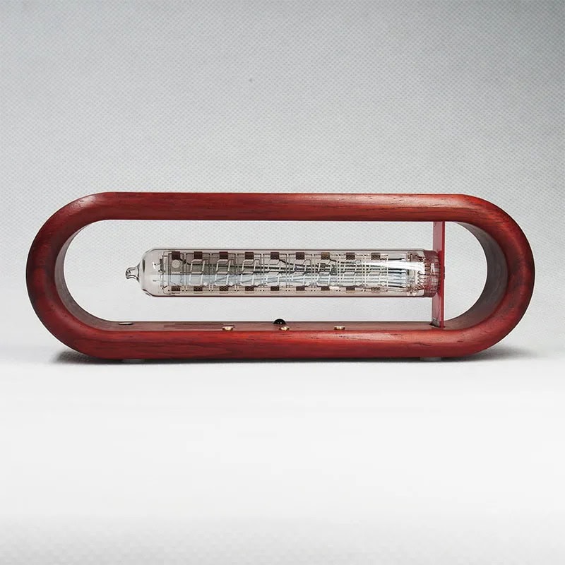 Oggetto Scientifico | Orologio a Pendolo a Tubo di Neonlyte Orologio a pendolo con tubo di Neonlyte, design scientifico vintage, decorazione da collezione, oggetto decorativo originale per appassionati di scienza.
