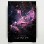 Nebulosa NGC 346, regione di formazione stellare a circa 210.000 anni luce, catturata in un'immagine che mostra dettagli sorprendenti di gas e stelle in un'area cosmica remota.