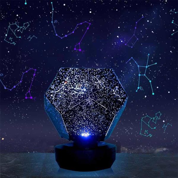 Lampada decorativa con costellazioni e galassie luminose, perfetta per appassionati di astronomia e decorazioni scientifiche, crea un'atmosfera magica e educativa in ogni ambiente.