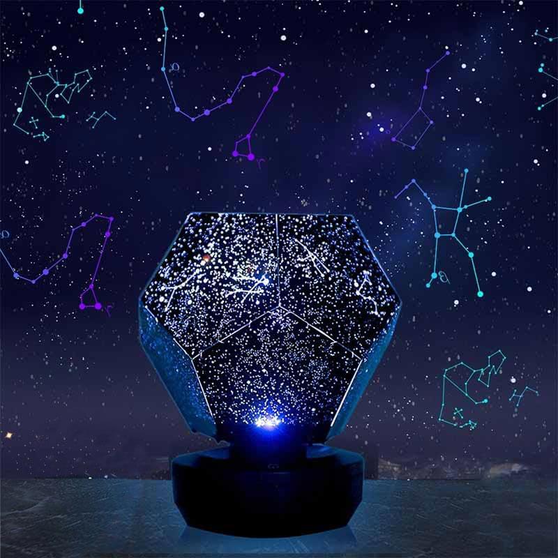 Lampada decorativa con costellazioni e galassie luminose, perfetta per appassionati di astronomia e decorazioni scientifiche, crea un'atmosfera magica e educativa in ogni ambiente.