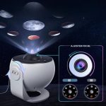 Proiettore di pianeti con funzione di mappatura e regolazione focale, ideale per decorazioni scientifiche e educative, crea un'atmosfera spaziale affascinante in ambienti interni.