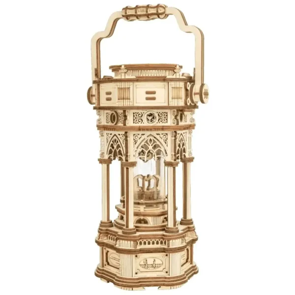 Strumento scientifico in legno con design dettagliato e architettura complessa, perfetto come decorazione educativa o da collezione. Realizzato con precisione artigianale, rappresenta un oggetto di in.