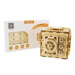 Oggetto decorativo in legno per costruire e personalizzare un puzzle 3D con ingranaggi e meccanismi. Ideale per appassionati di fai-da-te e decorazioni scientifiche.