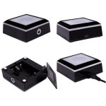 Set di luci LED scientifiche con pulsante di accensione, ideale per esperimenti e decorazioni scientifiche, con porta USB e base stabile.