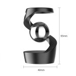 Oggetto scientifico decorativo con sfera sospesa.