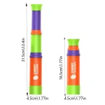 Carro telescopico scientifico colorato, decorazione educativa e originale, perfetto per appassionati di scienza e bambini.
