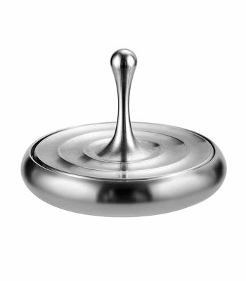 Pietra di focaia in acciaio inox, oggetto scientifico decorativo, ideale per esperimenti e collezioni. Design elegante e funzionale, perfetto per appassionati di scienza.