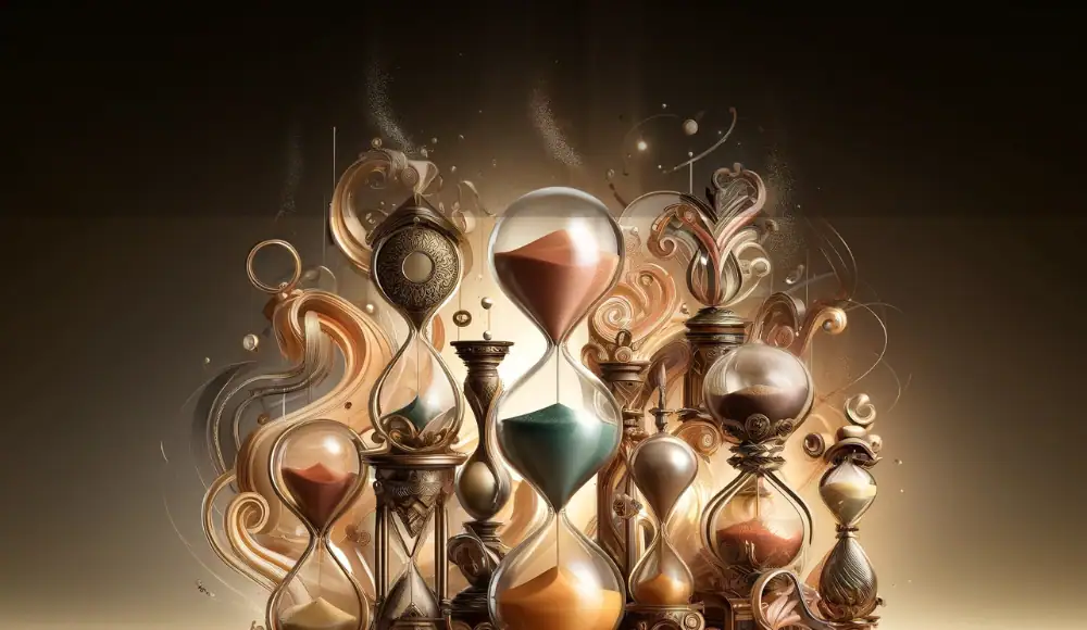 Ampolle di vetro con sabbie colorate e decorazioni scientifiche, create in stile artistico e moderno, perfette come oggetti decorativi e da collezione. Design elegante e originale per appassionati di.