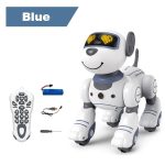 Robot giocattolo interattivo con telecomando e accessori, design futuristico e divertente. Perfetto per stimolare l'immaginazione e l'apprendimento dei bambini, con funzioni innovative e colori vivaci.