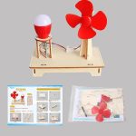 Piantana con lampada e ventilatore scientifico in kit didattico, ideale per esperimenti educativi e dimostrazioni scientifiche. Facile da assemblare e perfetta per studenti e appassionati di scienza.