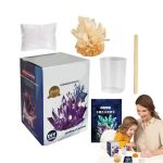 Kit di cristalli di sale per esperimenti scientifici, decorazioni e attività educative per bambini e adulti.