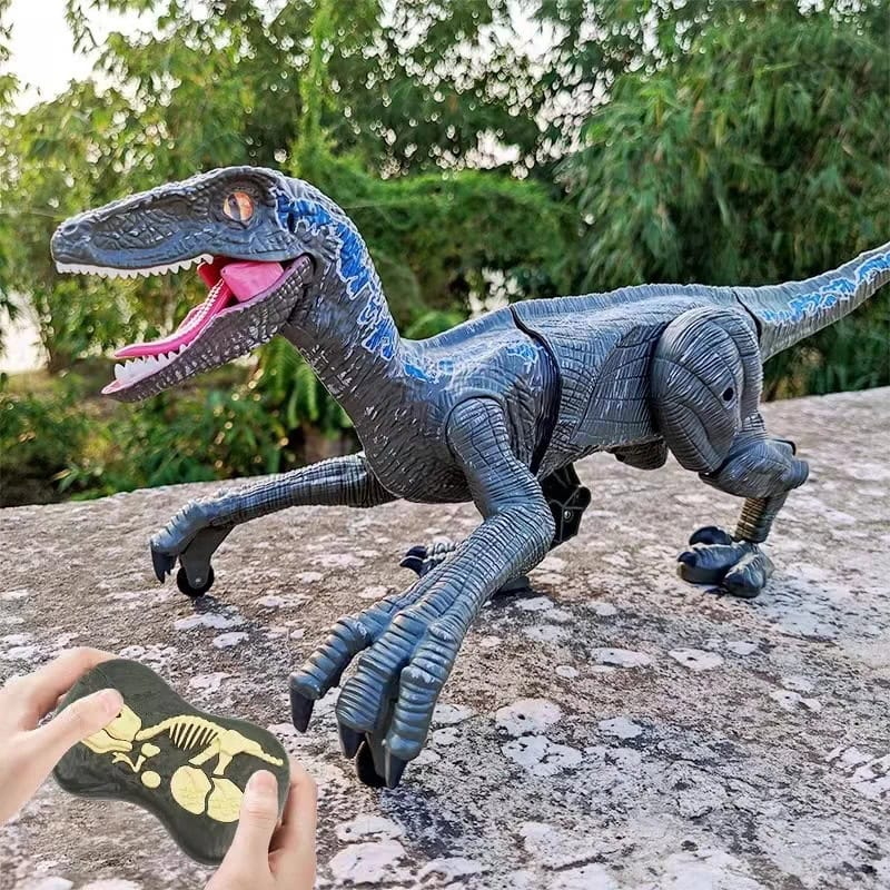 T-Rex robot giocattolo con telecomando T-Rex robot giocattolo con telecomando, modello realistico e dettagliato, ideale per collezionisti e appassionati di dinosauri, perfetto come decorazione scientifica o regalo educativo.