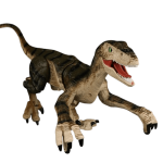 Modello di dinosauro T-Rex in plastica, con articolazioni mobili e dettagli realistici, ideale come decorazione scientifica o oggetto da collezione.