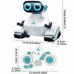 Robot educativo con telecomando, giocattolo scientifico per bambini e appassionati di tecnologia.