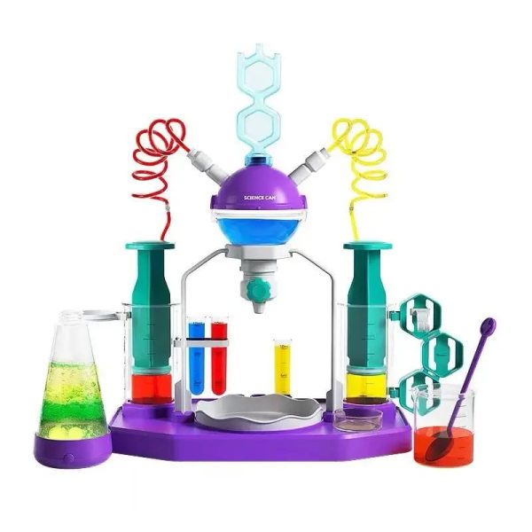 Oggetto decorativo e didattico ispirato a strumenti di laboratorio, ideale per appassionati di scienza e studenti.