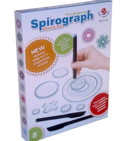 Set di strumenti scientifici per creare disegni geometrici complessi.