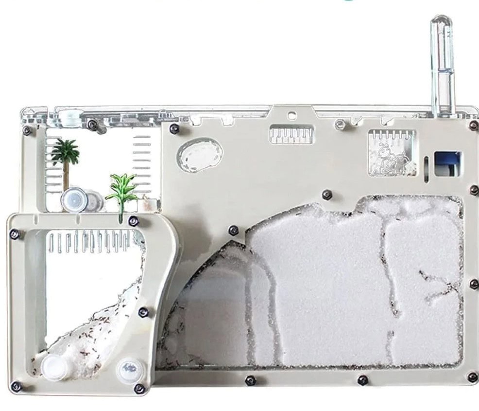 Modello di macchina di ghiaccio Macchina di ghiaccio scientifica con componenti trasparenti e dettagli tecnici, ideale come decorazione scientifica o oggetto da collezione.