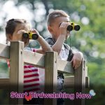 Binocoli per birdwatching per bambini, perfetti per esplorare la natura e osservare gli uccelli in modo divertente e educativo. Ideali per giovani appassionati di natura e avventure all'aperto.