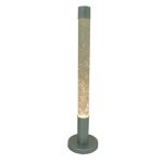 Lampada decorativa con glitter, luce LED, oggetto scientifico.