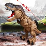T-Rex giocattolo scientifico realistico, altezza 46.8 cm, con dettagli anatomici e effetti sonori, ideale per appassionati di dinosauri e decorazioni educative.