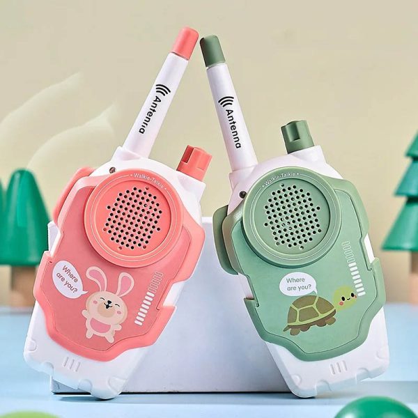 Orologi giocattolo scientifici con design colorato di coniglietto e tartaruga, perfetti come decorazioni educative e divertenti per bambini.