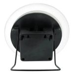 Pannello solare decorativo con supporto metallico nero, ideale per decorazioni scientifiche e ambienti educativi, con design moderno e funzionale.
