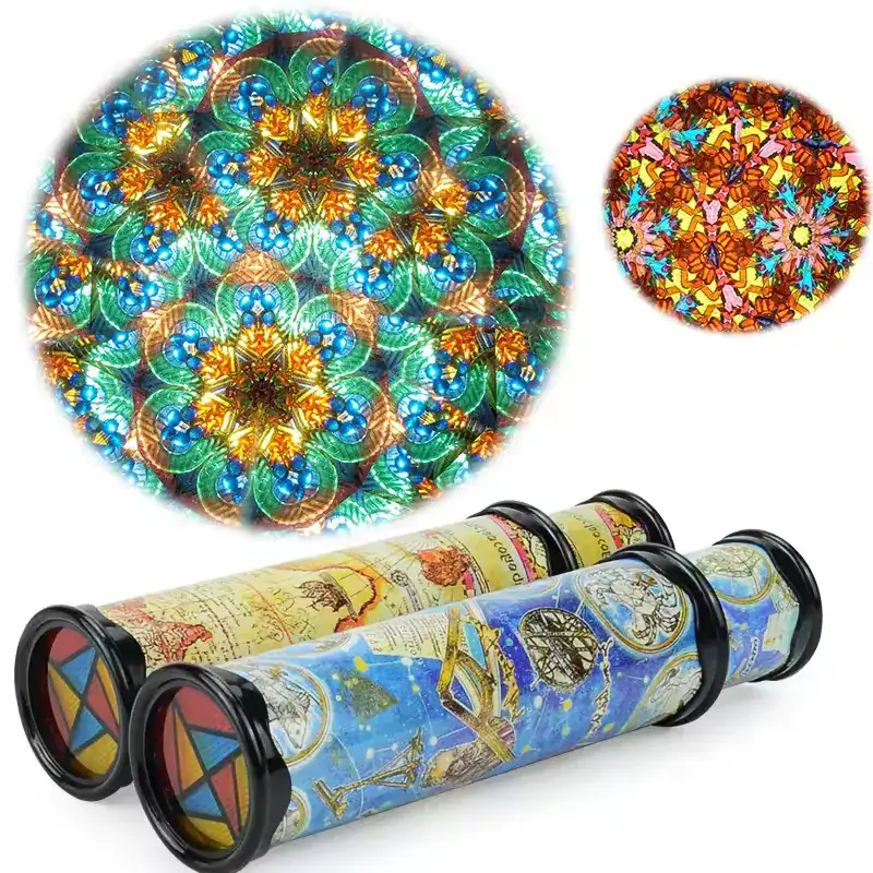 Osservatorio astronomico con telescopio e immagini di galassie e stelle, decorazioni scientifiche colorate e dettagliate, perfette per appassionati di astronomia e decorazioni a tema scientifico.