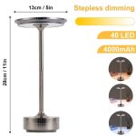 Lampada scientifica in acciaio inox con LED, ideale per studi e decorazioni a tema scientifico, con design elegante e funzionale, dotata di tecnologia a risparmio energetico.